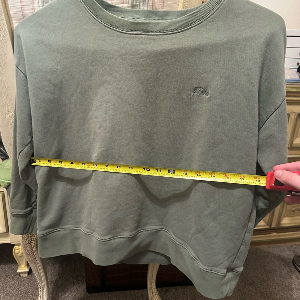 J.Crew Green Sweatshirt - Picture 4 of 5